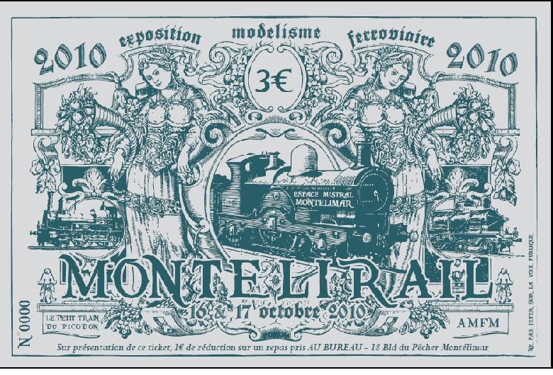 Ticket entre MONTELIRAIL 2010
